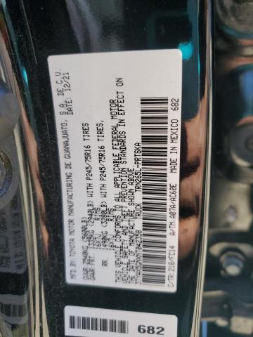 3TYAX5GNXNT042358 - 2022 TOYOTA TACOMA DOUBLE CAB Siyah fotoğraf 12