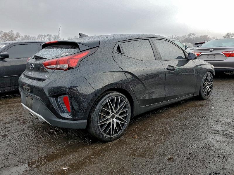 KMHTG6AF8KU009213 - 2019 HYUNDAI VELOSTER BASE BLACK photo 3