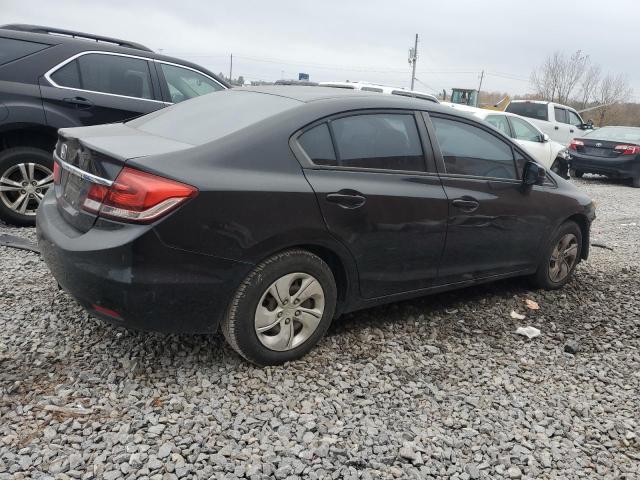 19XFB2F53DE021392 - 2013 HONDA CIVIC LX BLACK photo 3