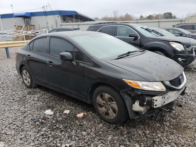 19XFB2F53DE021392 - 2013 HONDA CIVIC LX BLACK photo 4