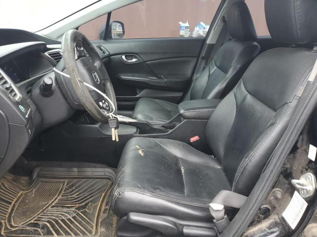 19XFB2F53DE021392 - 2013 HONDA CIVIC LX BLACK photo 7