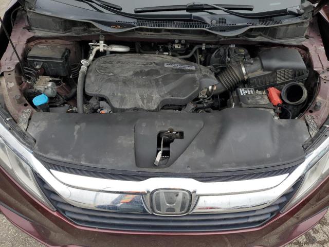 5FNRL6H76JB072410 - 2018 HONDA ODYSSEY EXL Kasztanowy zdjęcie 12