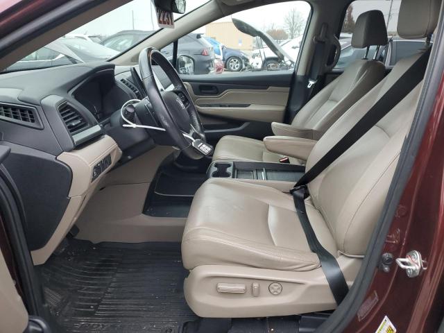 5FNRL6H76JB072410 - 2018 HONDA ODYSSEY EXL Kasztanowy zdjęcie 7