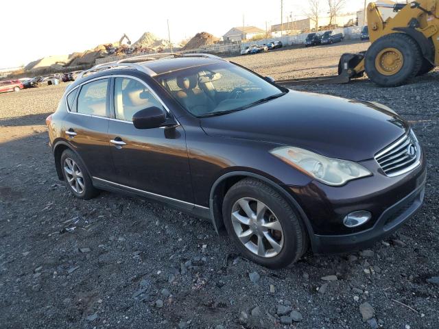 JNKAJ09F68M357808 - 2008 INFINITI EX35 BASE BURGUNDY photo 4