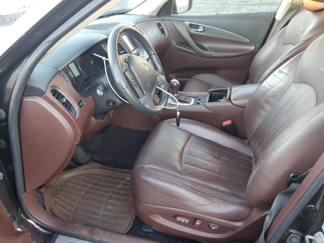 JNKAJ09F68M357808 - 2008 INFINITI EX35 BASE BURGUNDY photo 7