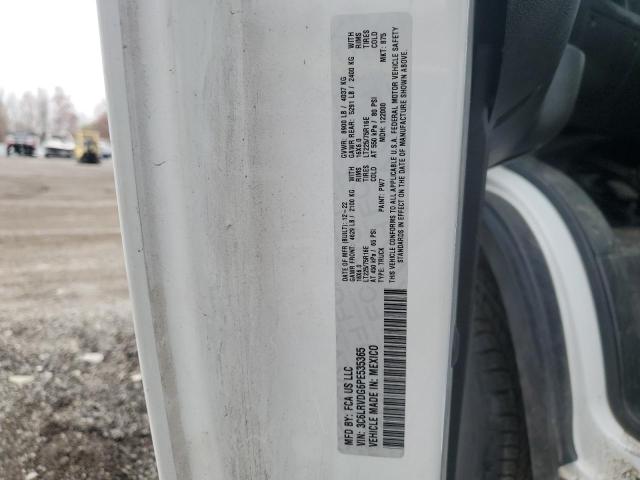 3C6LRVDG6PE535365 - 2023 RAM PROMASTER 2500 HIGH თეთრი ფოტო 13