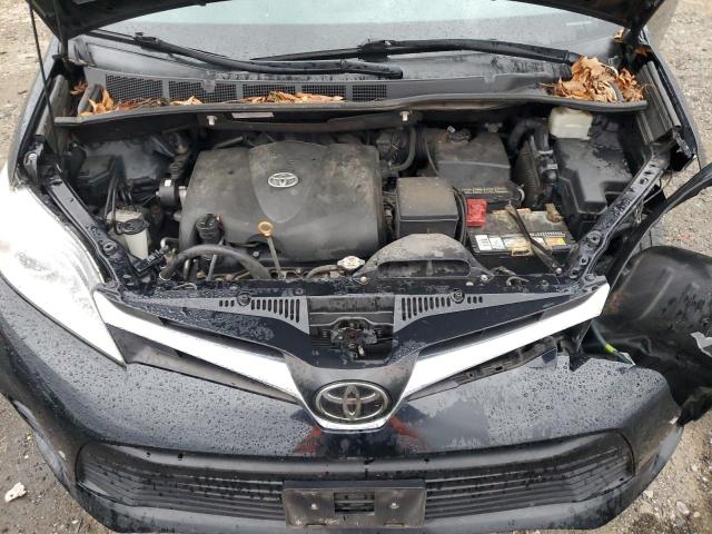 5TDKZ3DC7LS061691 - 2020 TOYOTA SIENNA LE BLACK photo 12