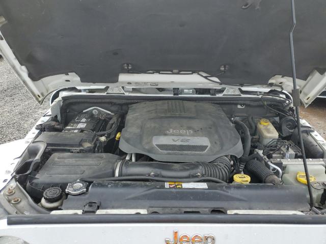 1C4HJWEG8EL103262 - 2014 JEEP WRANGLER U SAHARA 白色 照片 12