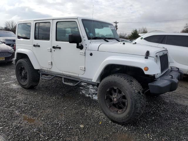 1C4HJWEG8EL103262 - 2014 JEEP WRANGLER U SAHARA 白色 照片 4
