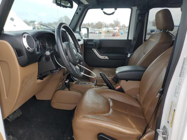 1C4HJWEG8EL103262 - 2014 JEEP WRANGLER U SAHARA 白色 照片 7