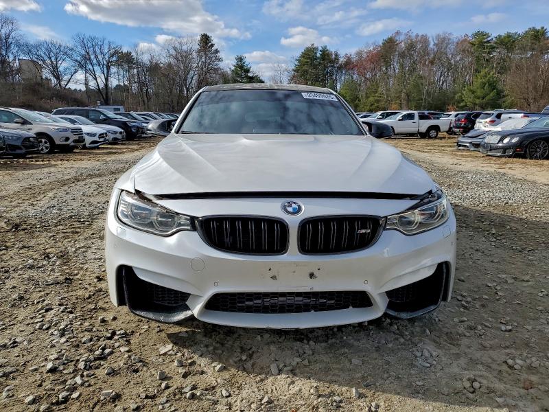 WBS3C9C58FP804538 - 2015 BMW M3 WHITE photo 5