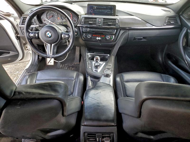 WBS3C9C58FP804538 - 2015 BMW M3 WHITE photo 8