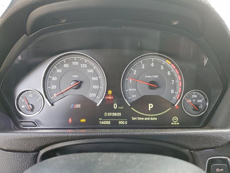 WBS3C9C58FP804538 - 2015 BMW M3 WHITE photo 9