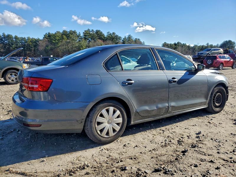 3VW2K7AJ5FM334353 - 2015 VOLKSWAGEN JETTA BASE 灰色 照片 3