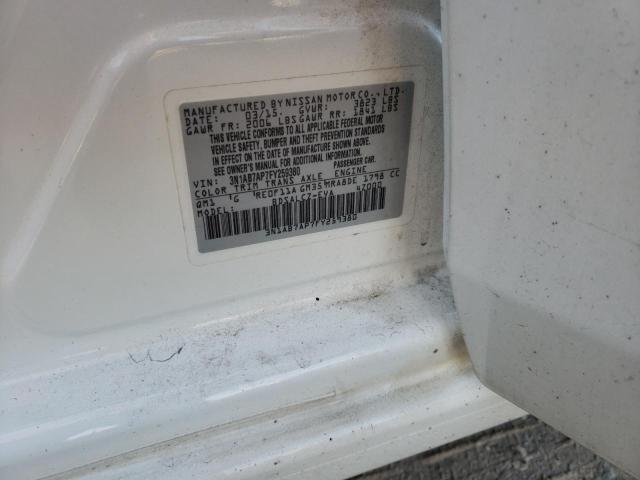 3N1AB7AP7FY259380 - 2015 NISSAN SENTRA S Ақ фото 12