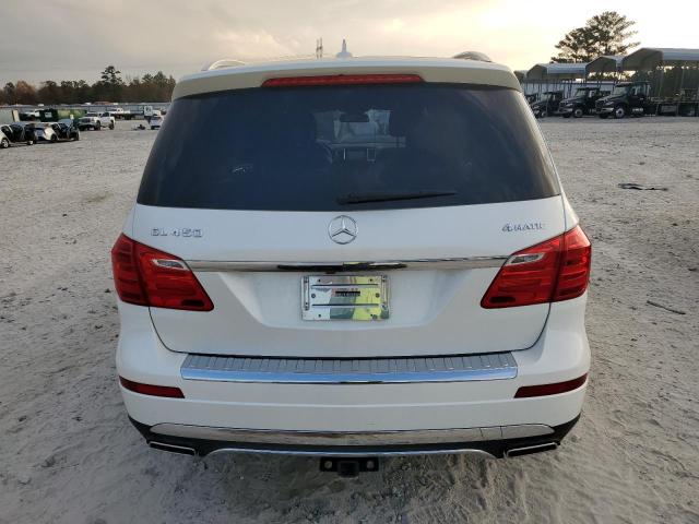 4JGDF7CE0DA259812 - 2013 MERCEDES-BENZ GL 450 4MATIC WHITE photo 6