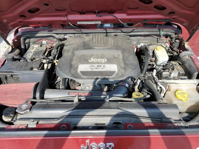 1C4BJWDG2CL229377 - 2012 JEEP WRANGLER U SPORT Qırmızı foto 11