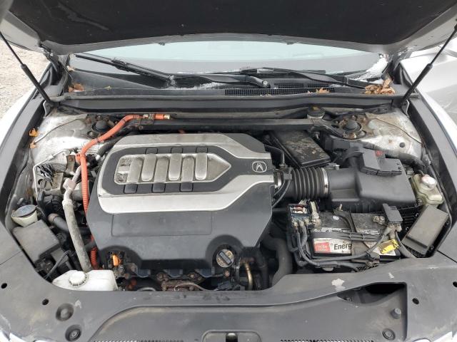 JH4KC2F98FC800004 - 2015 ACURA RLX SPORT HYBRID ADVANCE SILVER photo 11