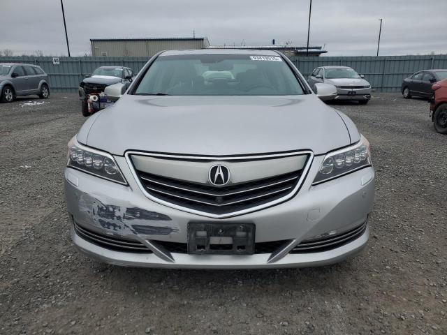 JH4KC2F98FC800004 - 2015 ACURA RLX SPORT HYBRID ADVANCE SILVER photo 5