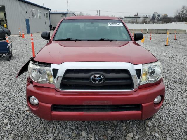 5TELU42NX8Z501362 - 2008 TOYOTA TACOMA DOUBLE CAB RED photo 5