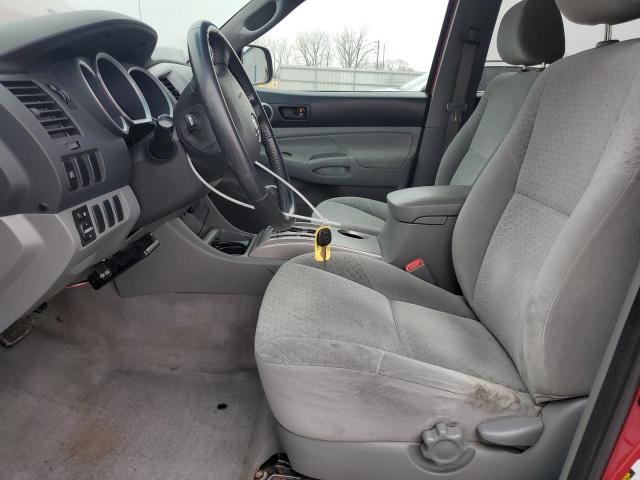 5TELU42NX8Z501362 - 2008 TOYOTA TACOMA DOUBLE CAB RED photo 7