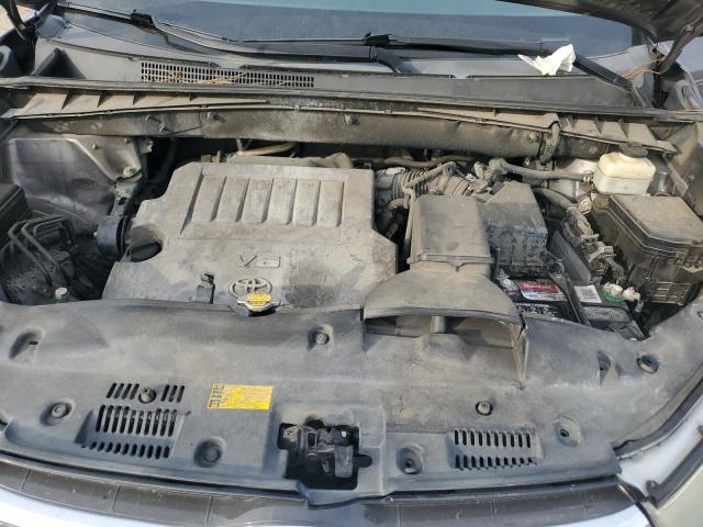 5TDKKRFH7FS052428 - 2015 TOYOTA HIGHLANDER XLE Сірий фото 11
