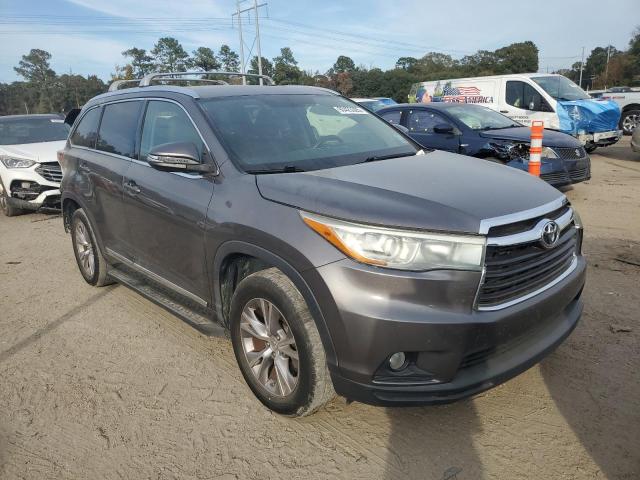 5TDKKRFH7FS052428 - 2015 TOYOTA HIGHLANDER XLE Сірий фото 4