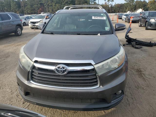 5TDKKRFH7FS052428 - 2015 TOYOTA HIGHLANDER XLE Сірий фото 5