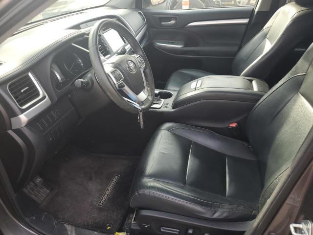 5TDKKRFH7FS052428 - 2015 TOYOTA HIGHLANDER XLE Сірий фото 7