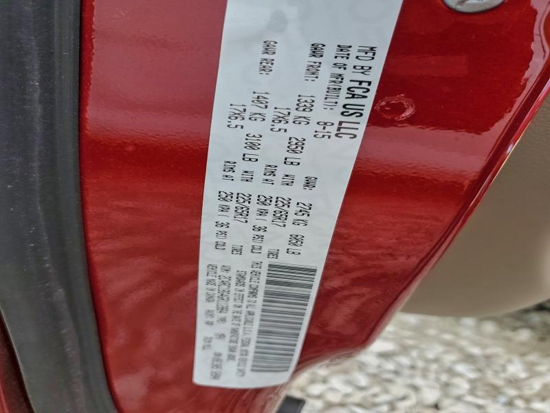 2C4RC1BG4GR112864 - 2016 CHRYSLER TOWN & COU TOURING 红色 照片 13