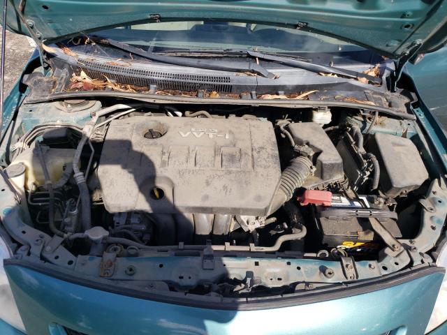 1NXBU4EE3AZ334568 - 2010 TOYOTA COROLLA BASE Vert photo 11