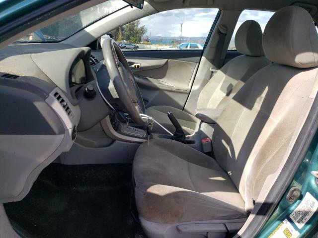 1NXBU4EE3AZ334568 - 2010 TOYOTA COROLLA BASE Vert photo 7