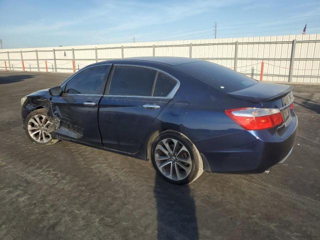 1HGCR2F55FA253983 - 2015 HONDA ACCORD SPORT BLUE photo 2
