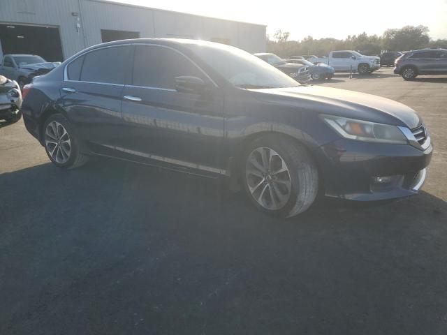 1HGCR2F55FA253983 - 2015 HONDA ACCORD SPORT BLUE photo 4