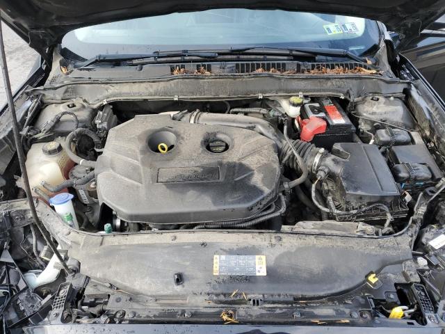 3FA6P0K93HR333635 - 2017 FORD FUSION TITANIUM შავი ფოტო 11
