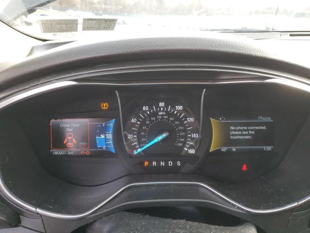 3FA6P0K93HR333635 - 2017 FORD FUSION TITANIUM შავი ფოტო 9