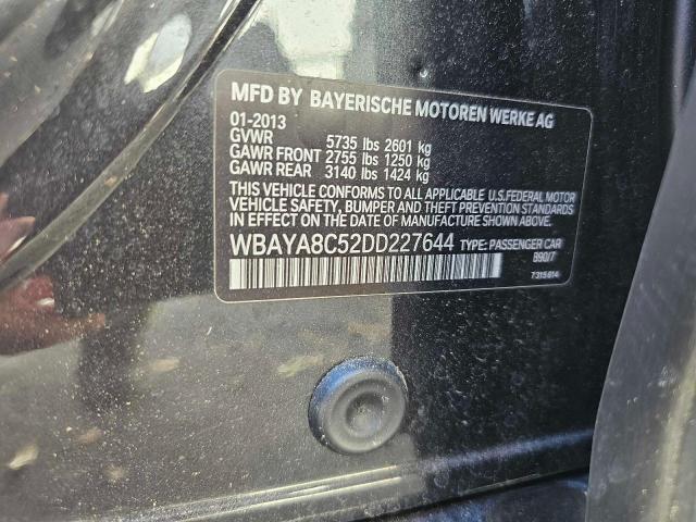 WBAYA8C52DD227644 - 2013 BMW 750 I GRAY photo 10