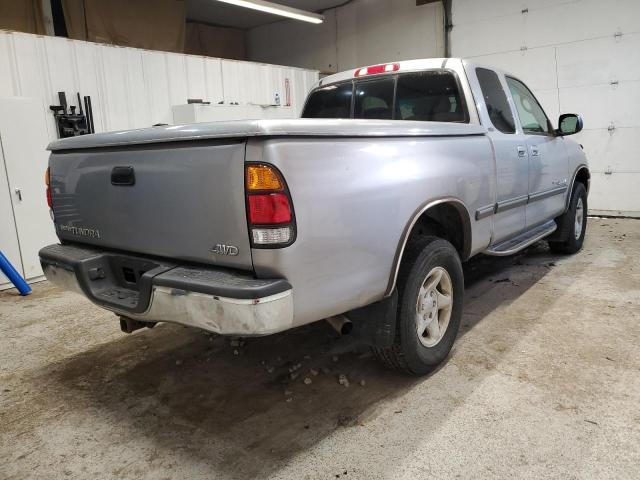 5TBBN44111S179256 - 2001 TOYOTA TUNDRA ACCESS CAB Gris foto 3