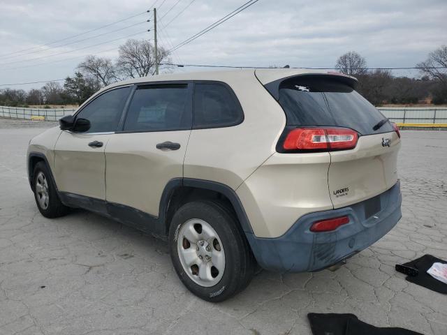 1C4PJLAB0EW199651 - 2014 JEEP CHEROKEE SPORT TAN photo 2