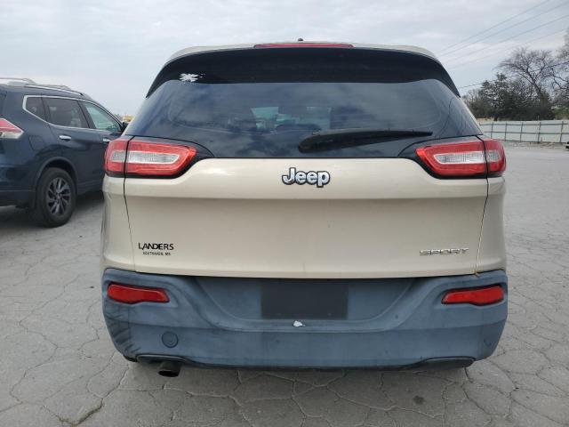 1C4PJLAB0EW199651 - 2014 JEEP CHEROKEE SPORT TAN photo 6