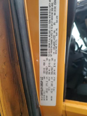 1C4AJWAG9CL147257 - 2012 JEEP WRANGLER SPORT ნარინჯისფერი ფოტო 14