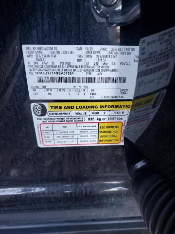 1FMJU1JT4NEA57394 - 2022 FORD EXPEDITION XLT BLACK photo 14