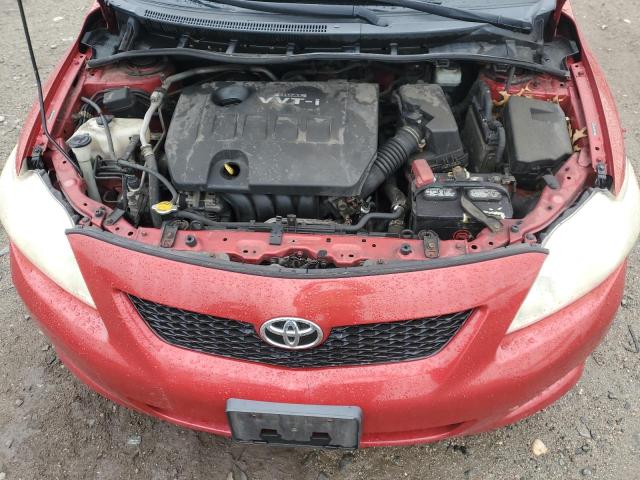 JTDBU4EE0A9105210 - 2010 TOYOTA COROLLA BASE წითელი ფოტო 11