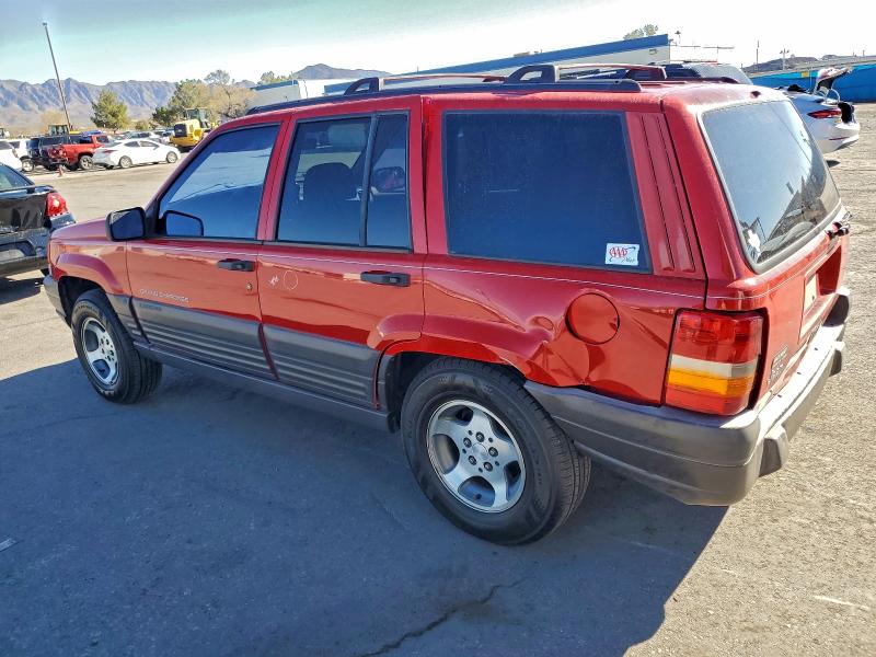 1J4FX58S8VC750318 - 1997 JEEP GRAND CHER LAREDO RED photo 2