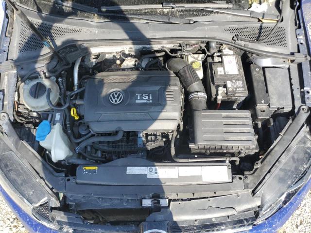 WVWWA7AU0KW133357 - 2019 VOLKSWAGEN GOLF R BLUE photo 11