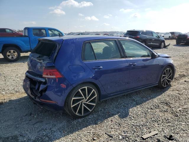 WVWWA7AU0KW133357 - 2019 VOLKSWAGEN GOLF R BLUE photo 3
