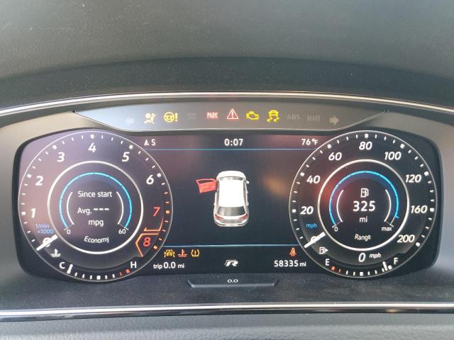 WVWWA7AU0KW133357 - 2019 VOLKSWAGEN GOLF R BLUE photo 9