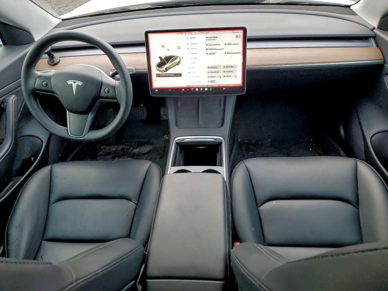 5YJ3E1EA8MF877025 - 2021 TESLA MODEL 3 WHITE photo 8