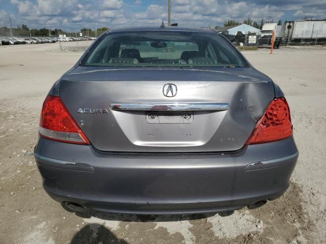 JH4KB16575C010198 - 2005 ACURA RL GRAY photo 6