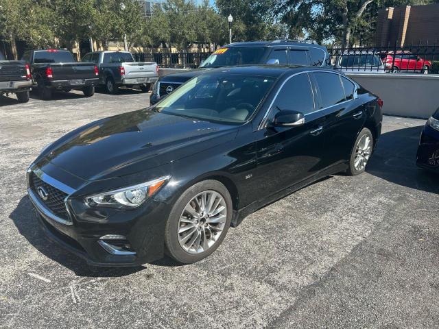 JN1EV7AP3KM543742 - 2019 INFINITI Q50 LUXE 黑色 照片 2